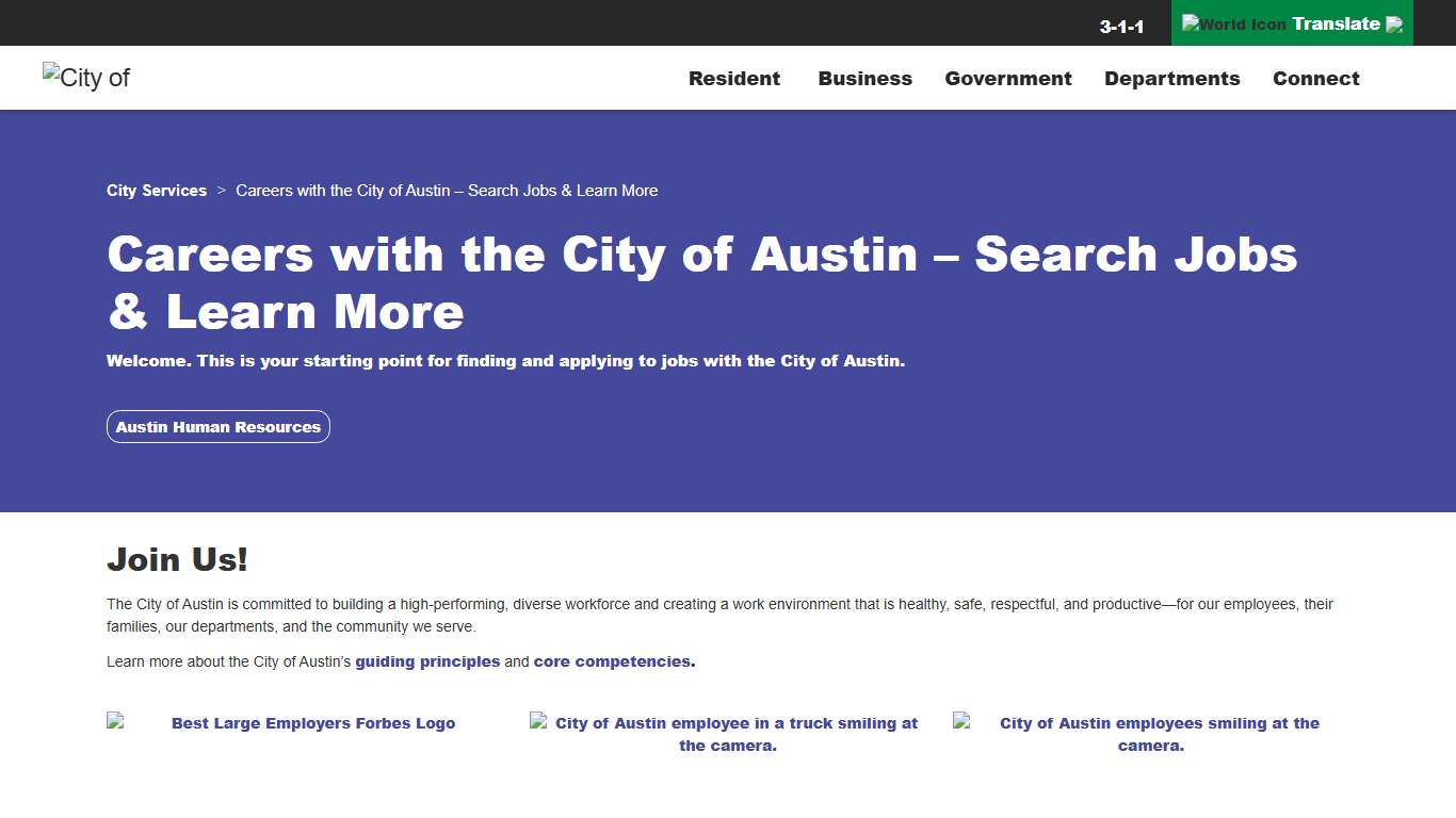 Apply for a City of Austin job AustinTexas.gov